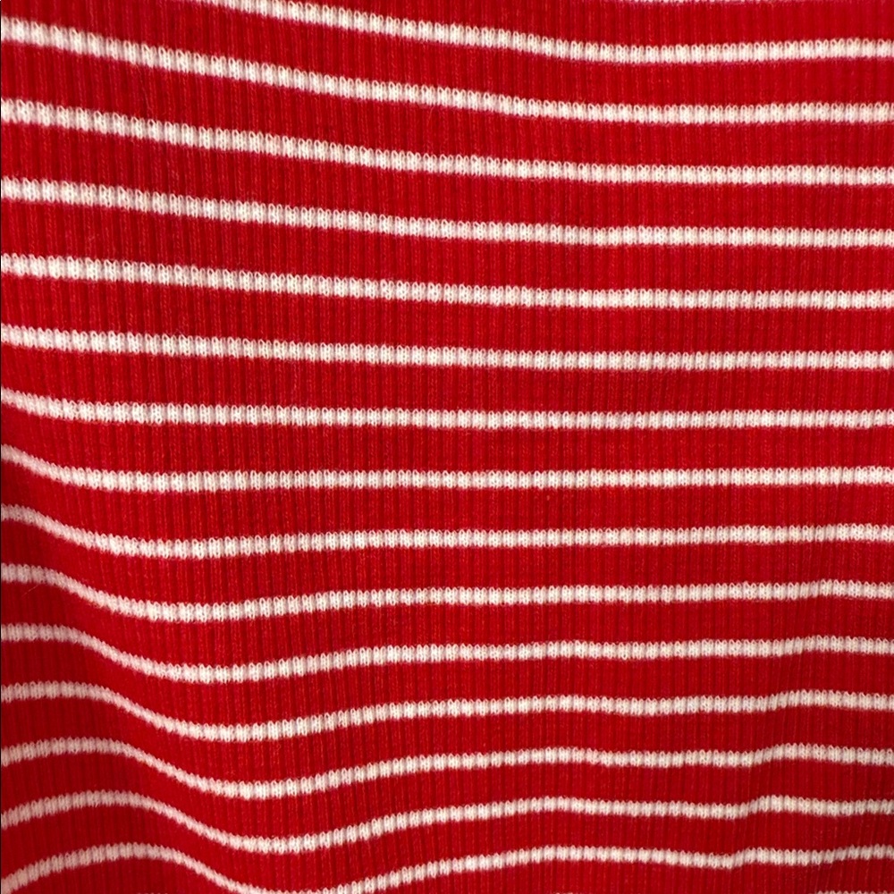 Heart Hips Red and White Striped Mini Dress - Picture 4 of 6